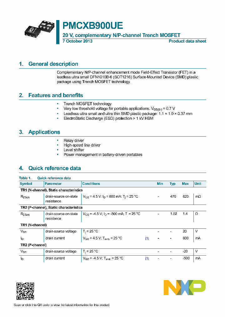 PMCXB900UE_7557254.PDF Datasheet