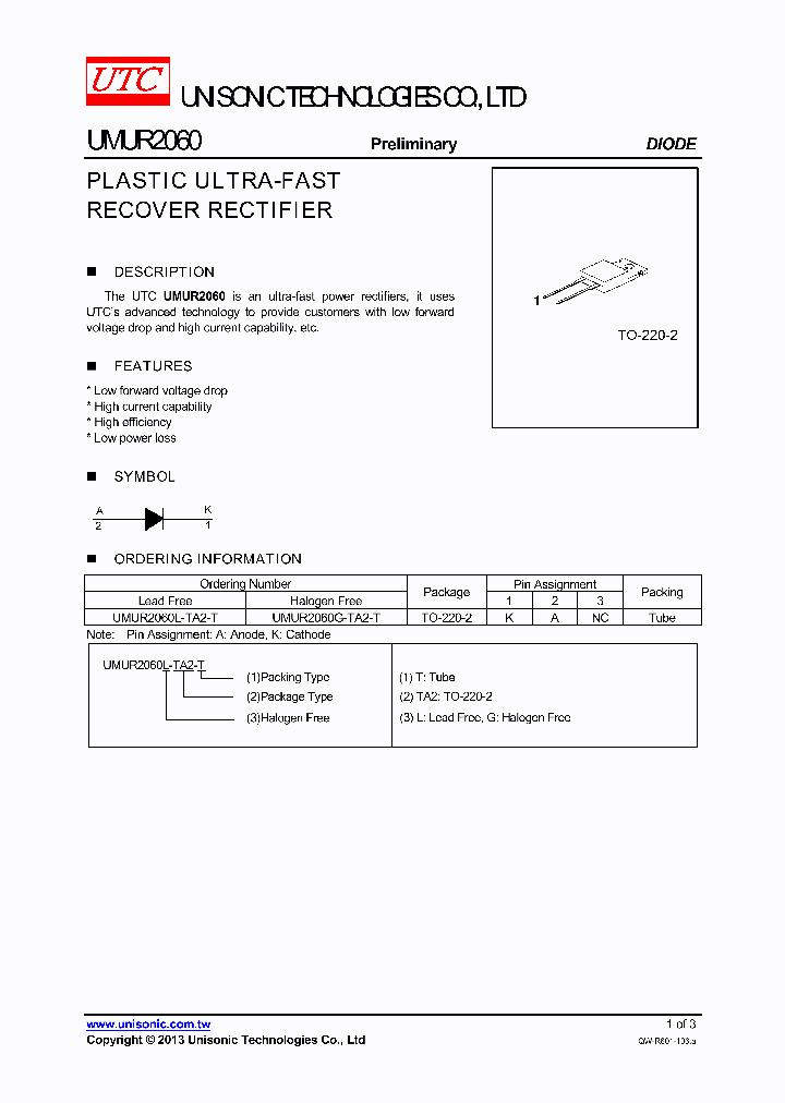 UMUR2060G-TA2-T_7558618.PDF Datasheet