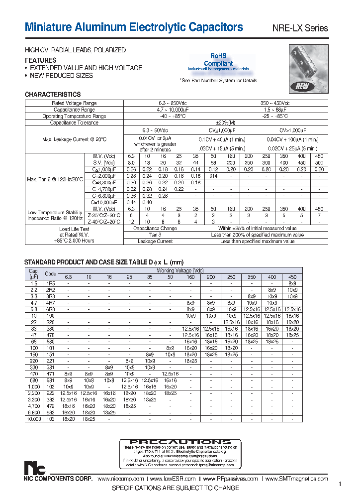 NRE-LX100M200V10X9F_7559283.PDF Datasheet