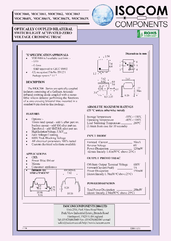 MOC3060-G_7560158.PDF Datasheet