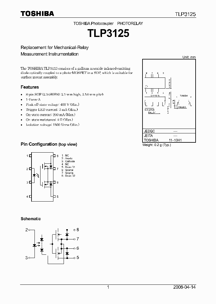 TLP3125_7561005.PDF Datasheet