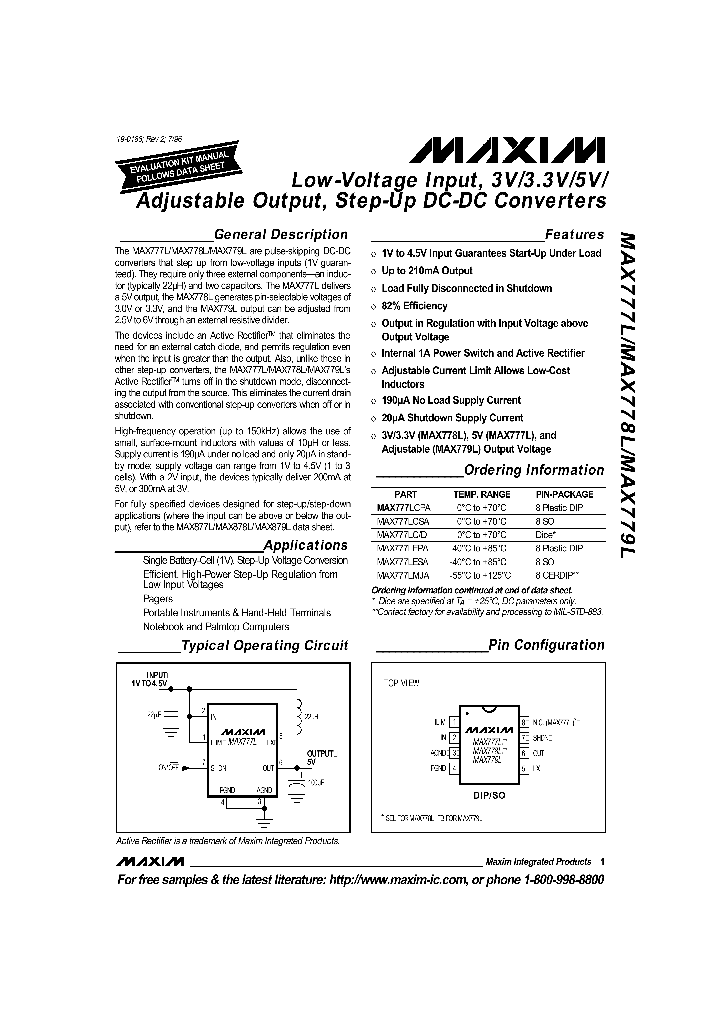 MAX778LCSA-T_7560854.PDF Datasheet