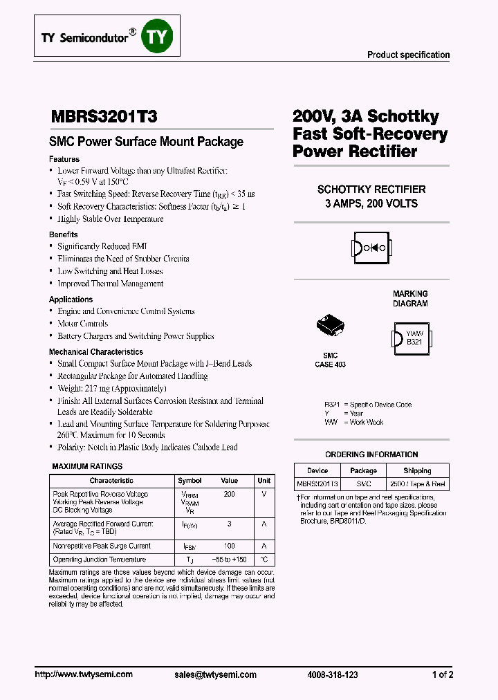 MBRS3201T3_7562239.PDF Datasheet