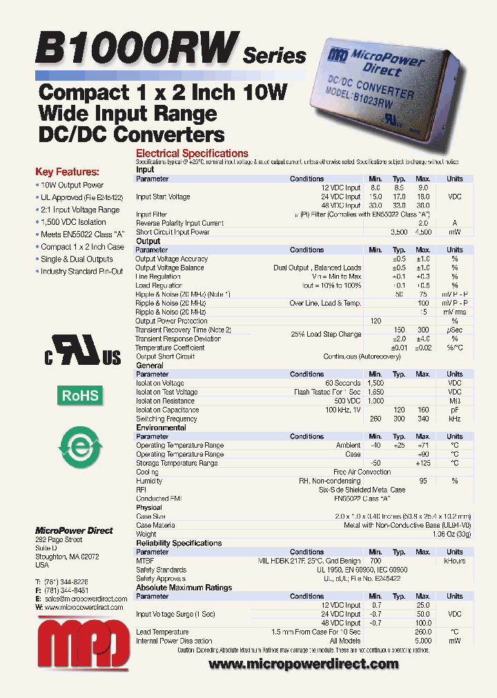 B1000RW14_7563814.PDF Datasheet