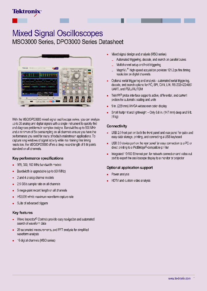 DPO3AUDIO_7564518.PDF Datasheet