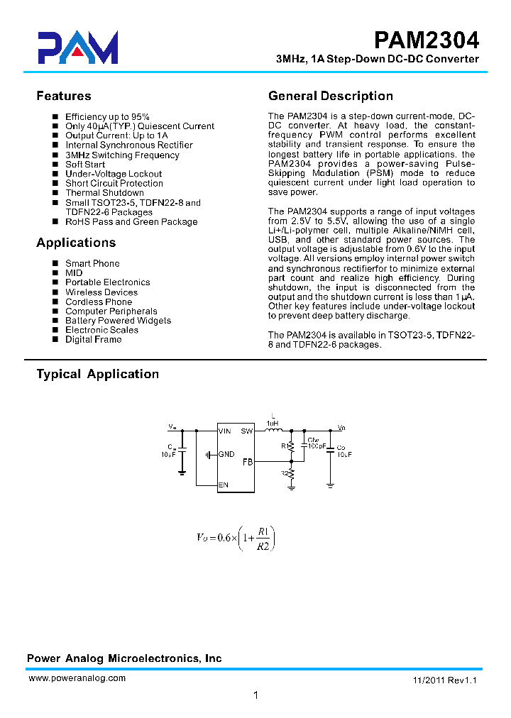 PAM2304_7568503.PDF Datasheet