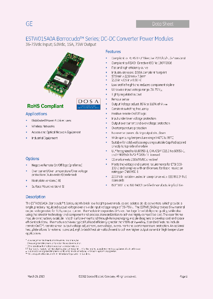 ESTW015A0A_7568814.PDF Datasheet