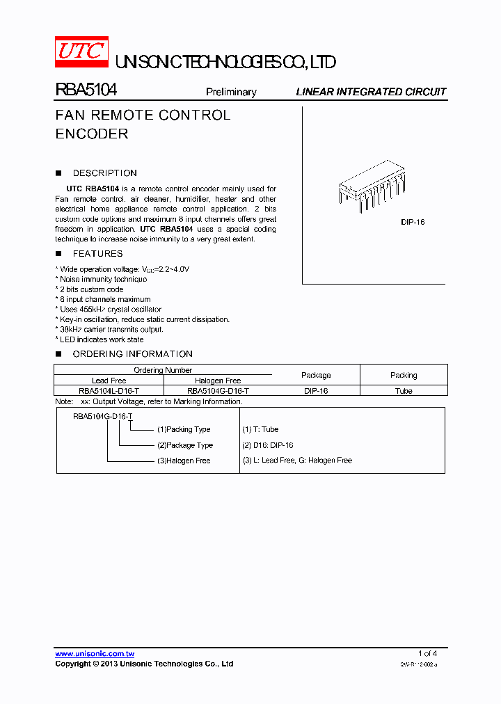 RBA5104_7570211.PDF Datasheet