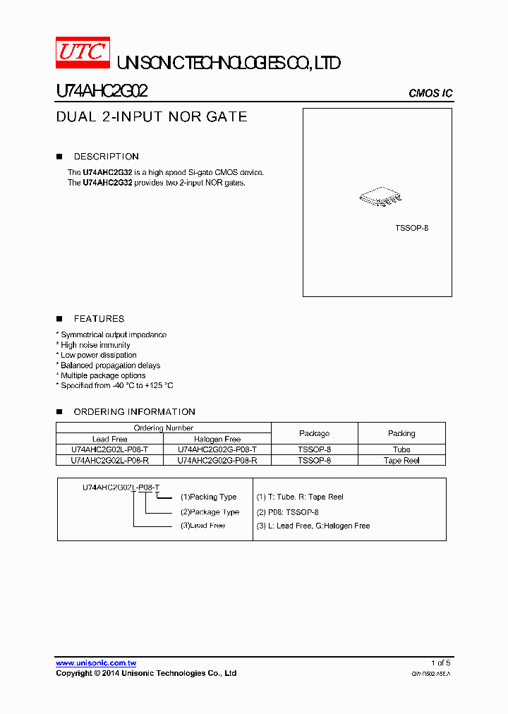 U74AHC2G02_7570559.PDF Datasheet