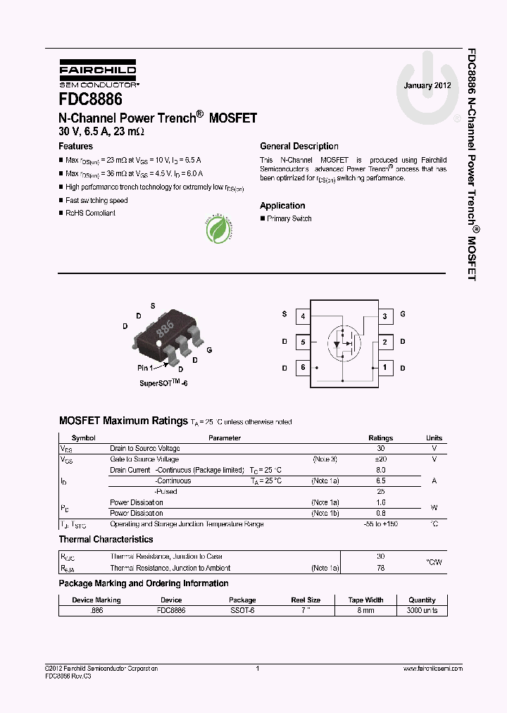 FDC8886_7571152.PDF Datasheet