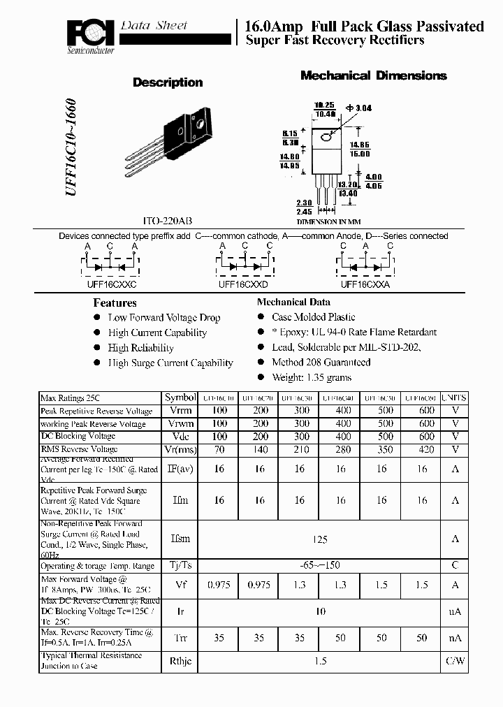 UFF16C40_7572316.PDF Datasheet
