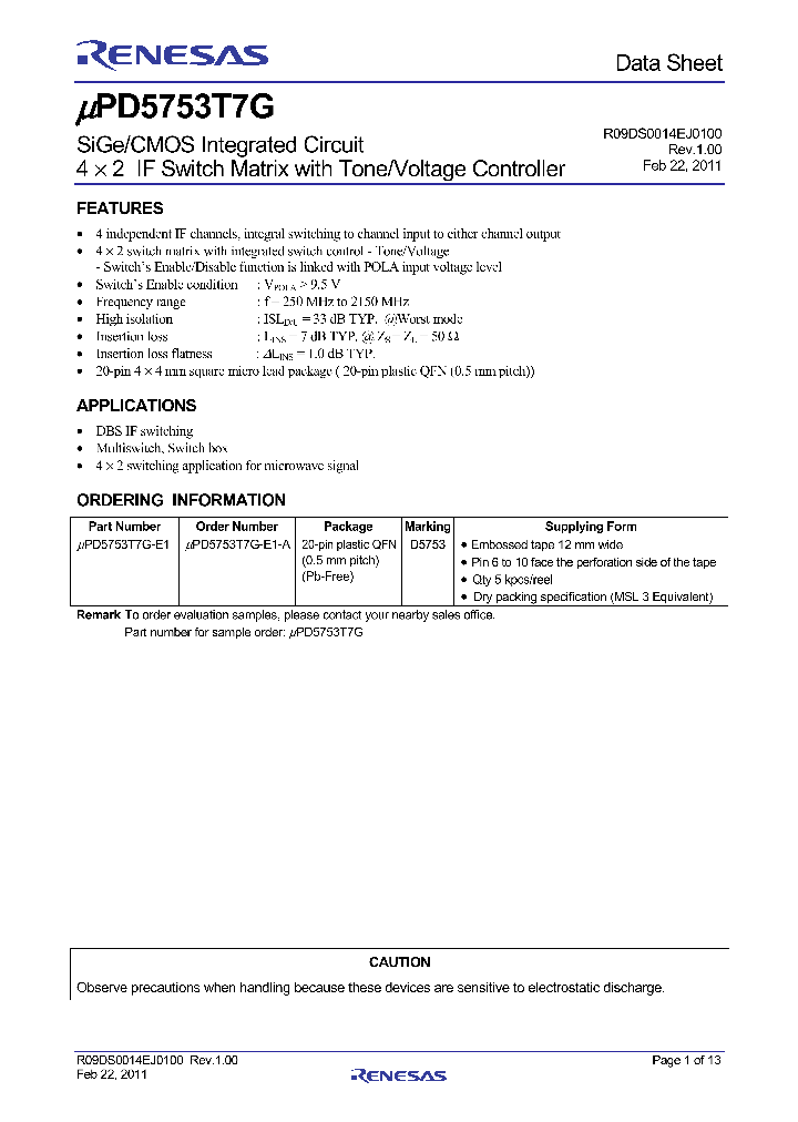 UPD5753T7G-E1_7572318.PDF Datasheet