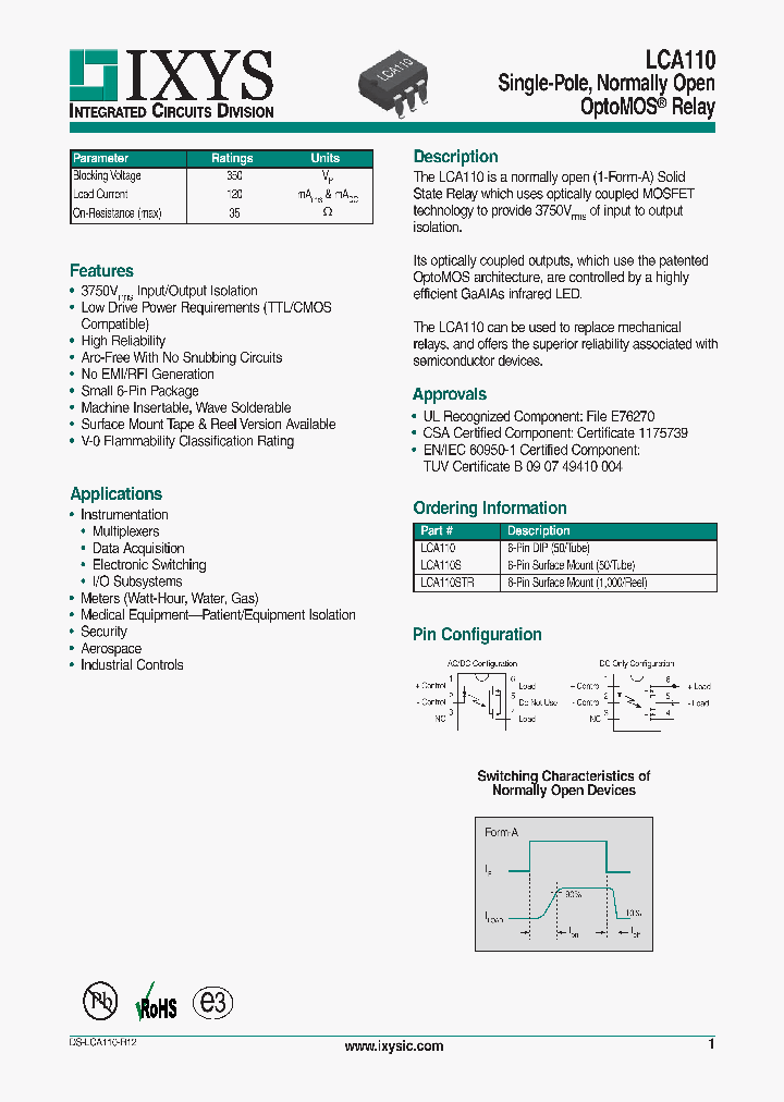 LCA110_7572599.PDF Datasheet