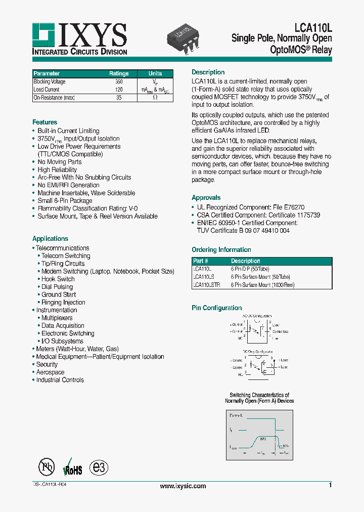 LCA110L_7572600.PDF Datasheet