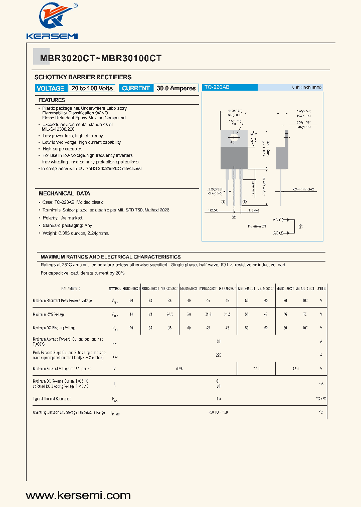 MBR3050CT_7572805.PDF Datasheet