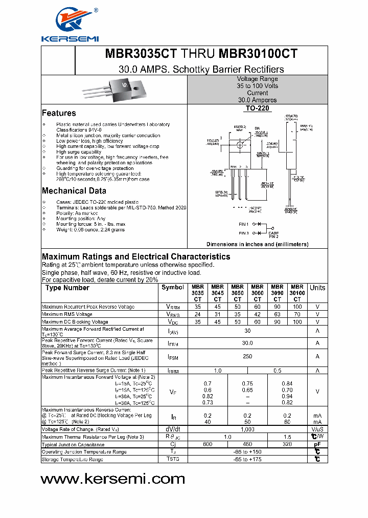 MBR3050CT_7572806.PDF Datasheet