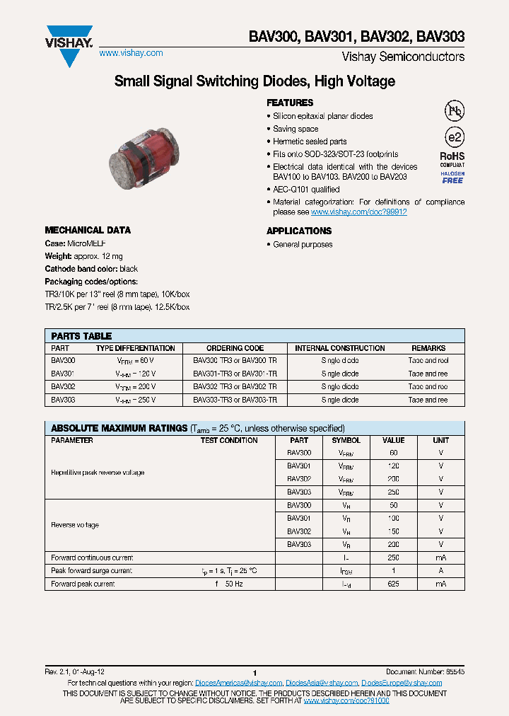 BAV300-TR_7572847.PDF Datasheet