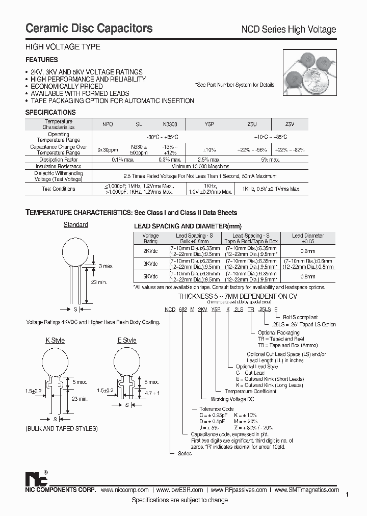NCDHIGHVOLTAGE_7574400.PDF Datasheet