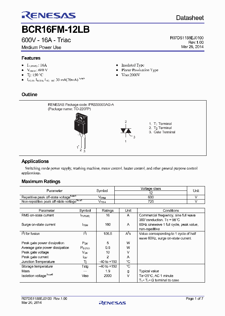 BCR16FM12LB_7575027.PDF Datasheet