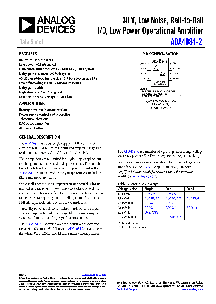 ADA4084-2ARMZ_7575492.PDF Datasheet