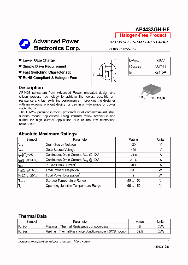 AP4433GH-HF_7576521.PDF Datasheet
