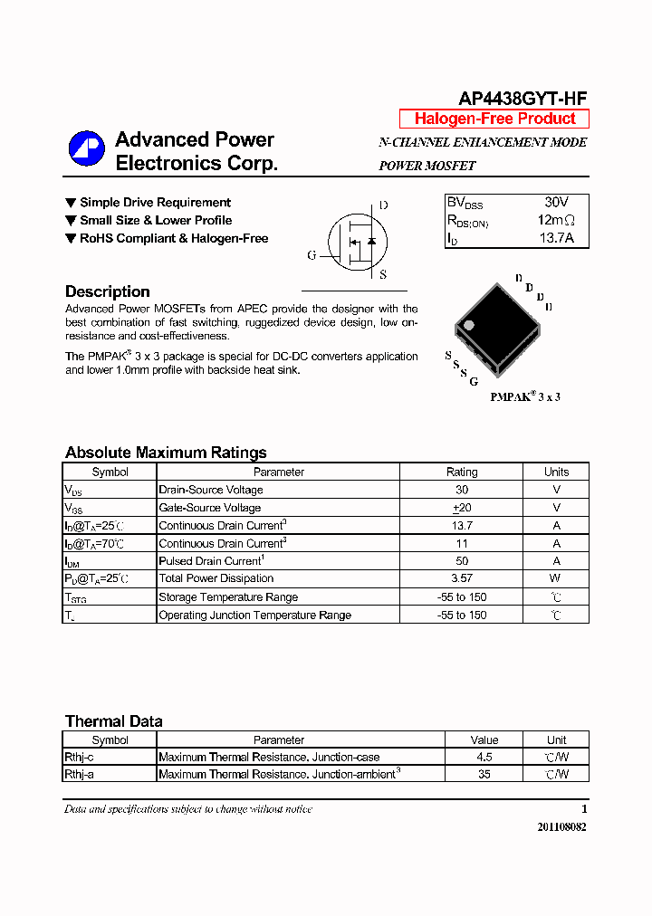 AP4438GYT-HF_7576530.PDF Datasheet