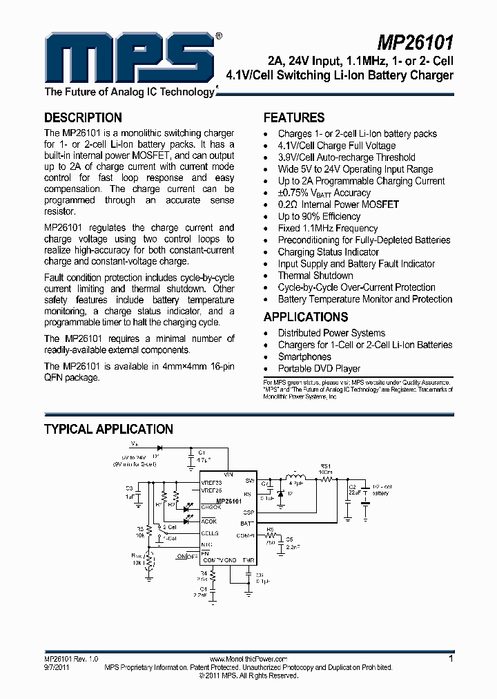 MP26101NR_7576627.PDF Datasheet