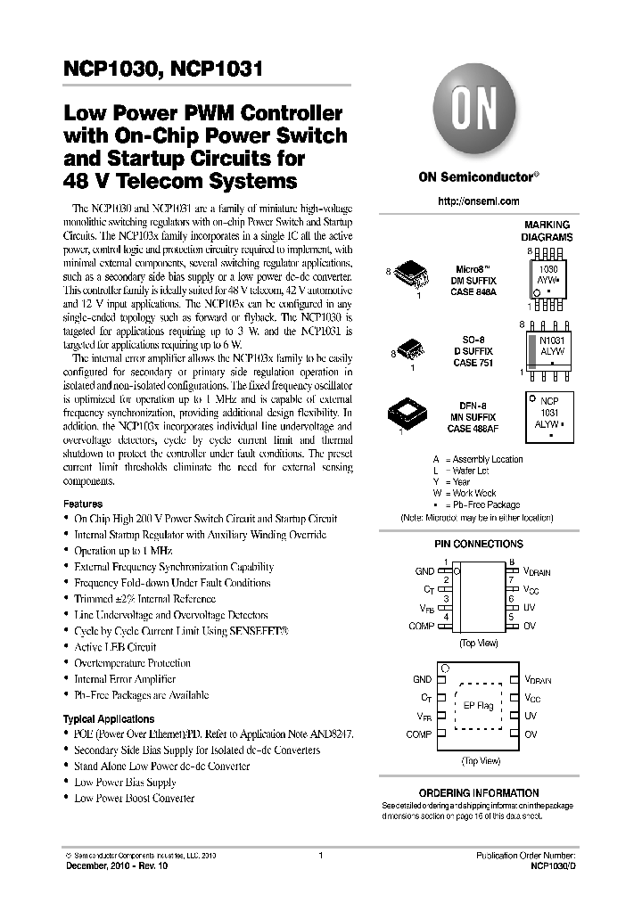 NCP1030_7576997.PDF Datasheet