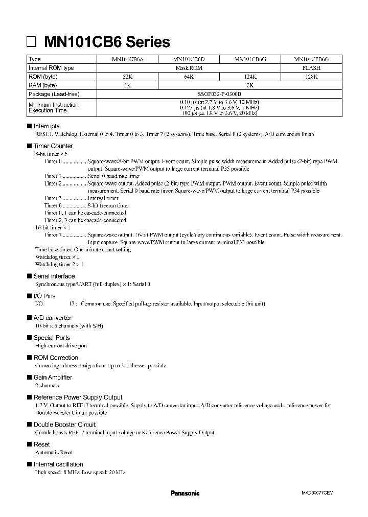 MN101CB6_7577615.PDF Datasheet