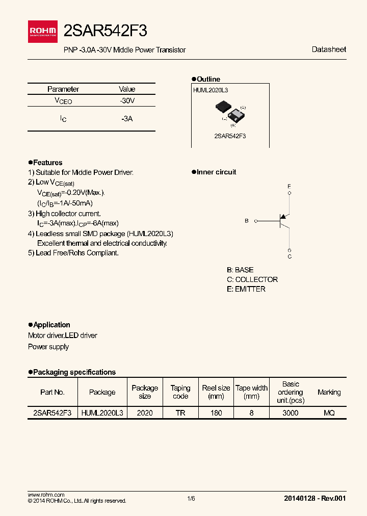 2SAR542F3_7577758.PDF Datasheet