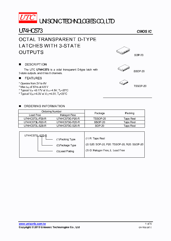 U74HC573_7578933.PDF Datasheet