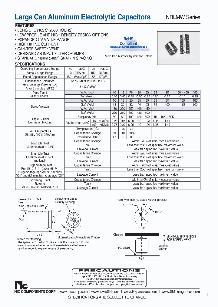 NRLMW221M450V30X40F_7579251.PDF Datasheet