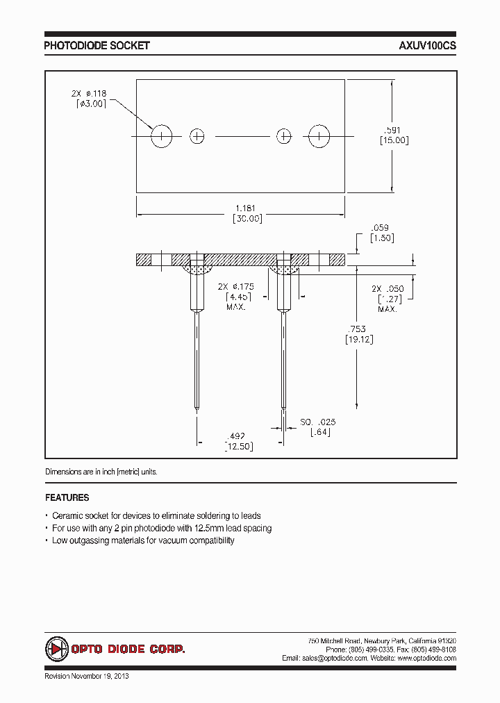 AXUV100CS_7579717.PDF Datasheet
