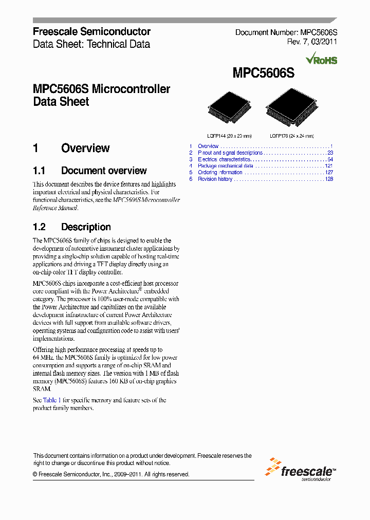 MPC5606SCLQ6R_7581169.PDF Datasheet