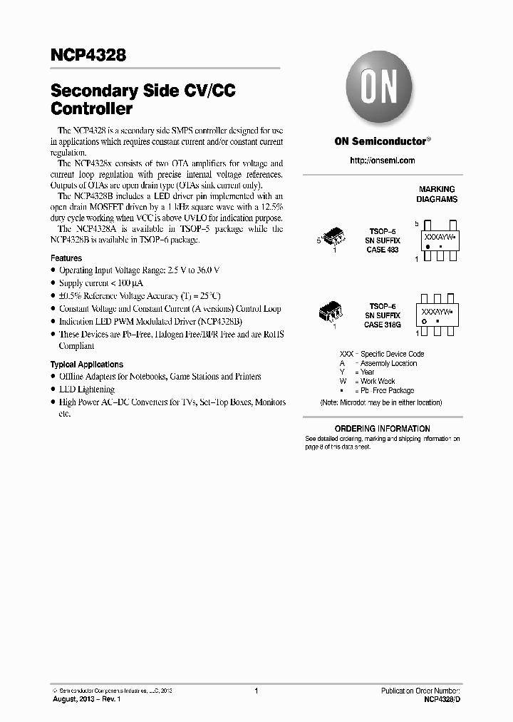 NCP4328BSNT1G_7581222.PDF Datasheet