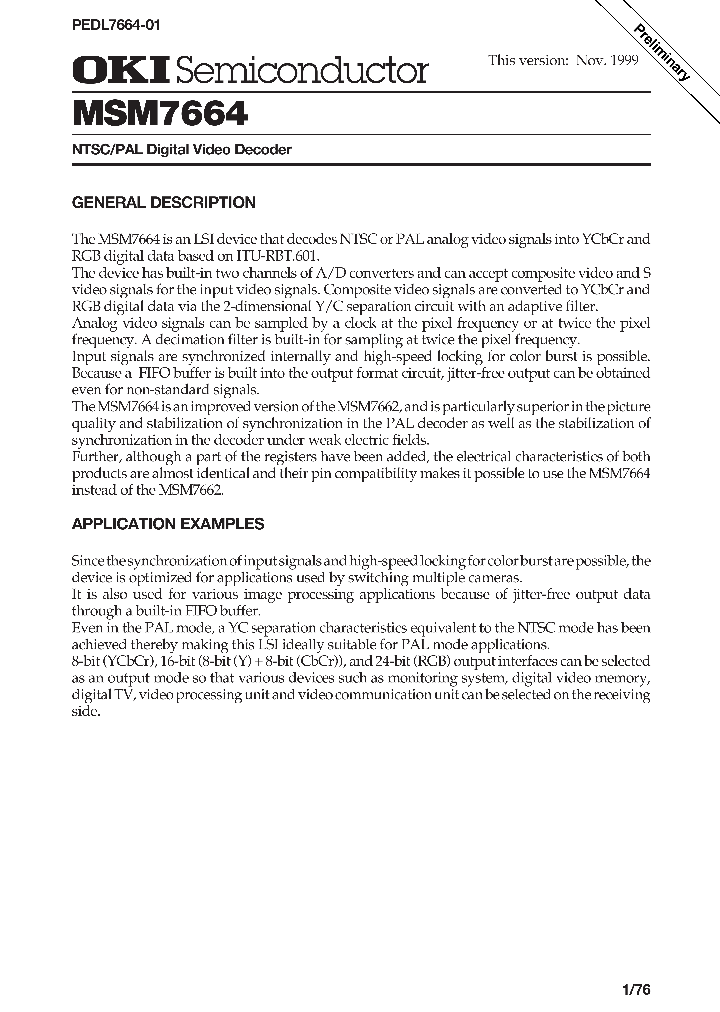 M7664TB_7581299.PDF Datasheet