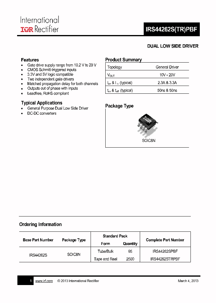 IRS44262STRPBF_7582543.PDF Datasheet