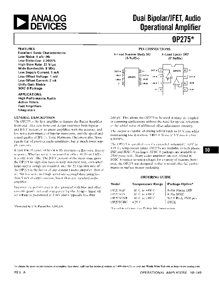 OP275GSZ-REEL_7582366.PDF Datasheet