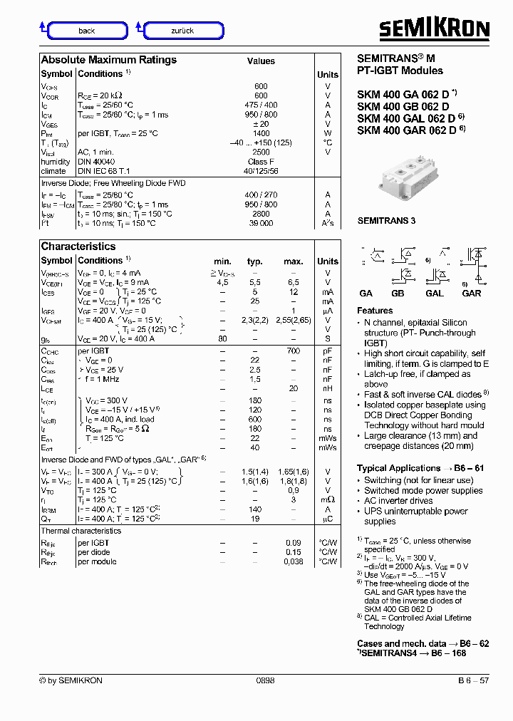 SKM400GAL062D_7582688.PDF Datasheet