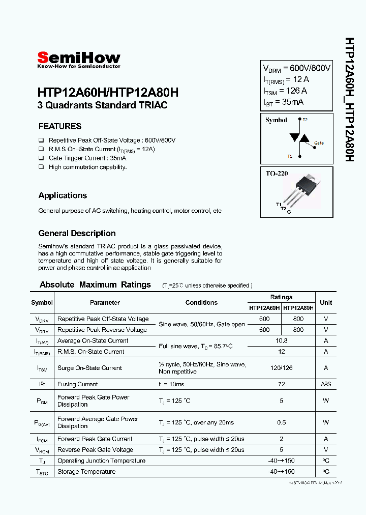HTP12A60H_7584413.PDF Datasheet