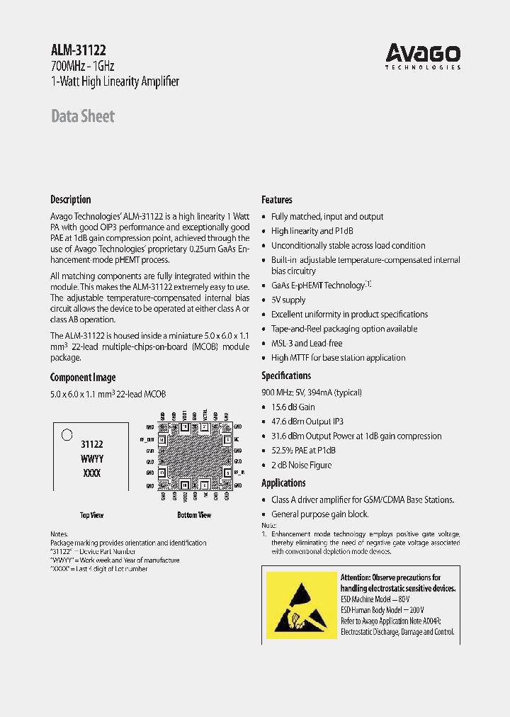 ALM31122-TR1G_7585445.PDF Datasheet