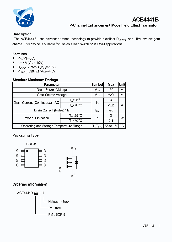 ACE4441B_7586881.PDF Datasheet