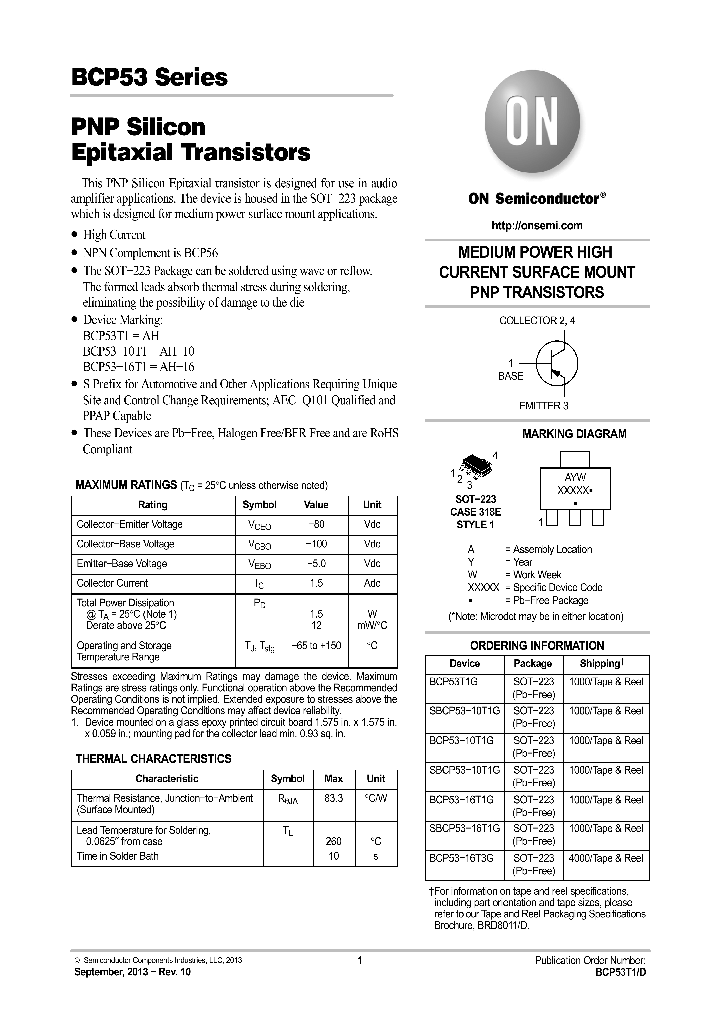 SBCP53-10T1G_7588062.PDF Datasheet