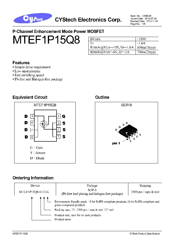 MTEF1P15Q8_7590144.PDF Datasheet
