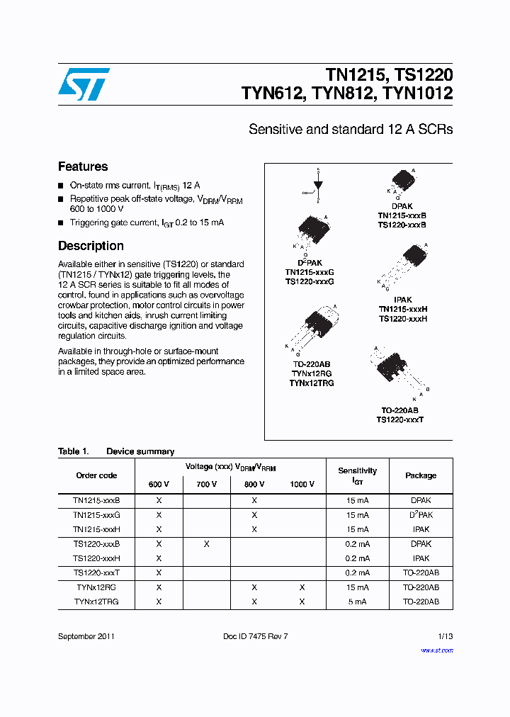 TN1215_7590994.PDF Datasheet