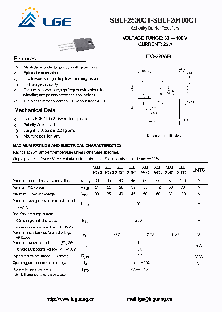 SBLF25100CT_7591436.PDF Datasheet