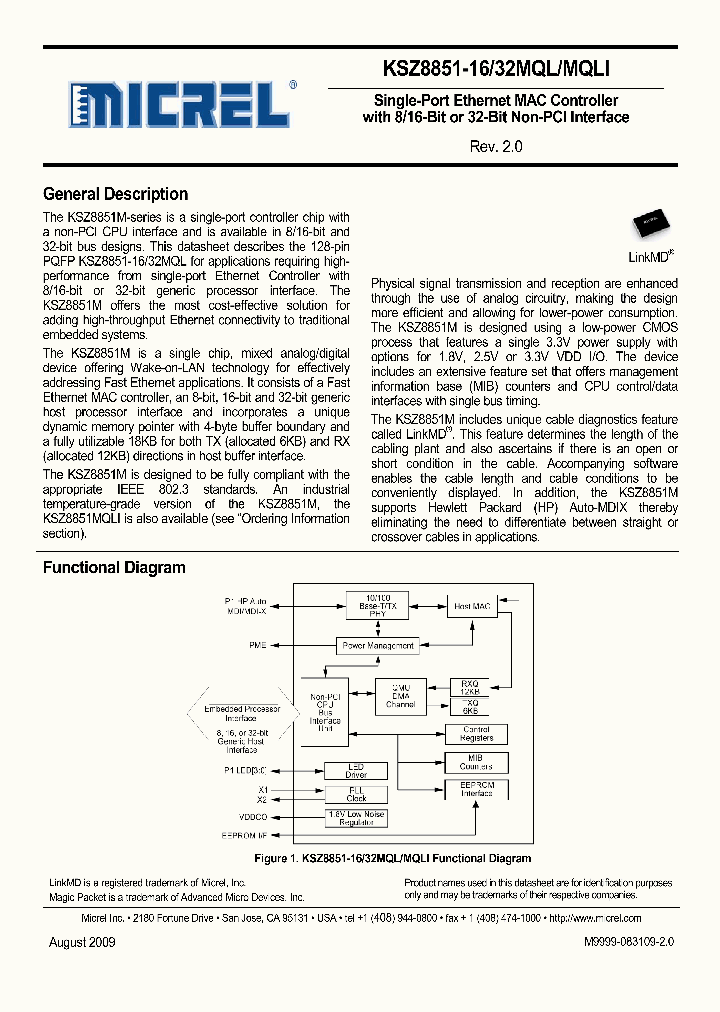 KSZ8851-16_7591677.PDF Datasheet