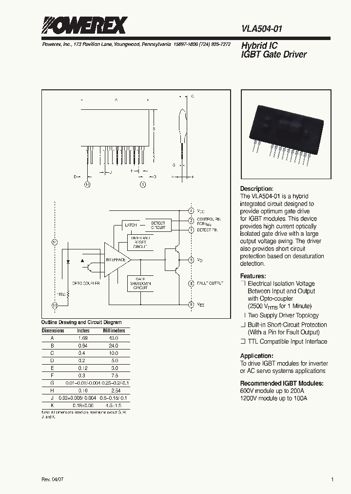 VLA504-01_7592918.PDF Datasheet