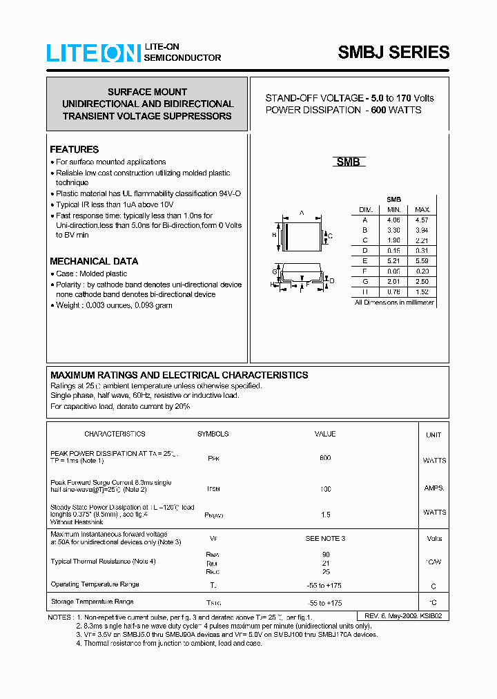 SMBJ16_7593039.PDF Datasheet