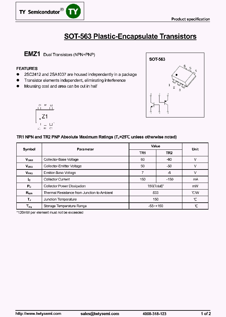 EMZ1_7594664.PDF Datasheet